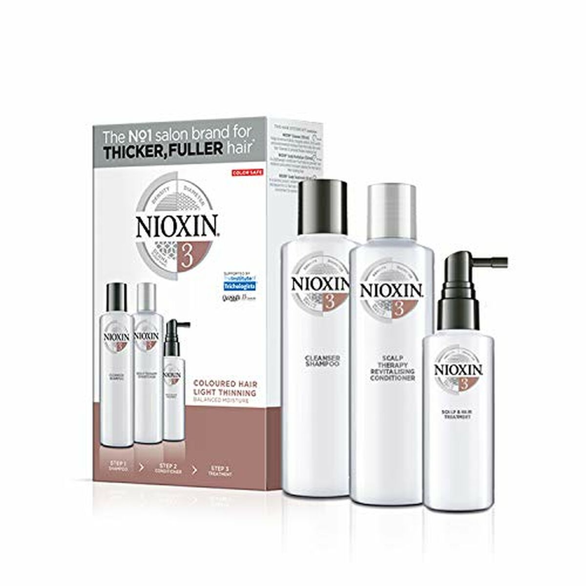 Friseur Set Nioxin System 3 Haarausfall-Behandlung 3 Stücke