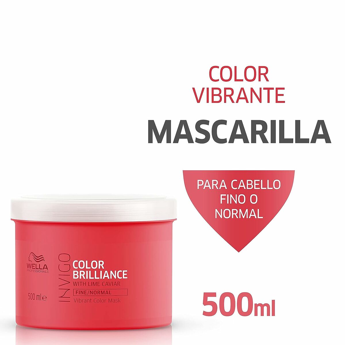 Haarmaske Wella Invigo Color Brilliance 500 ml