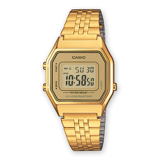 Unisex-Uhr Casio LA680WEGA-9ER Gold