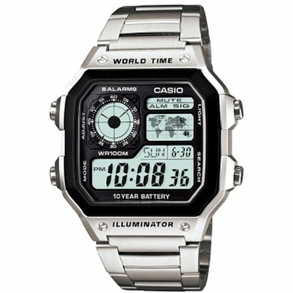 Unisex-Uhr Casio AE-1200WHD-1AVEF