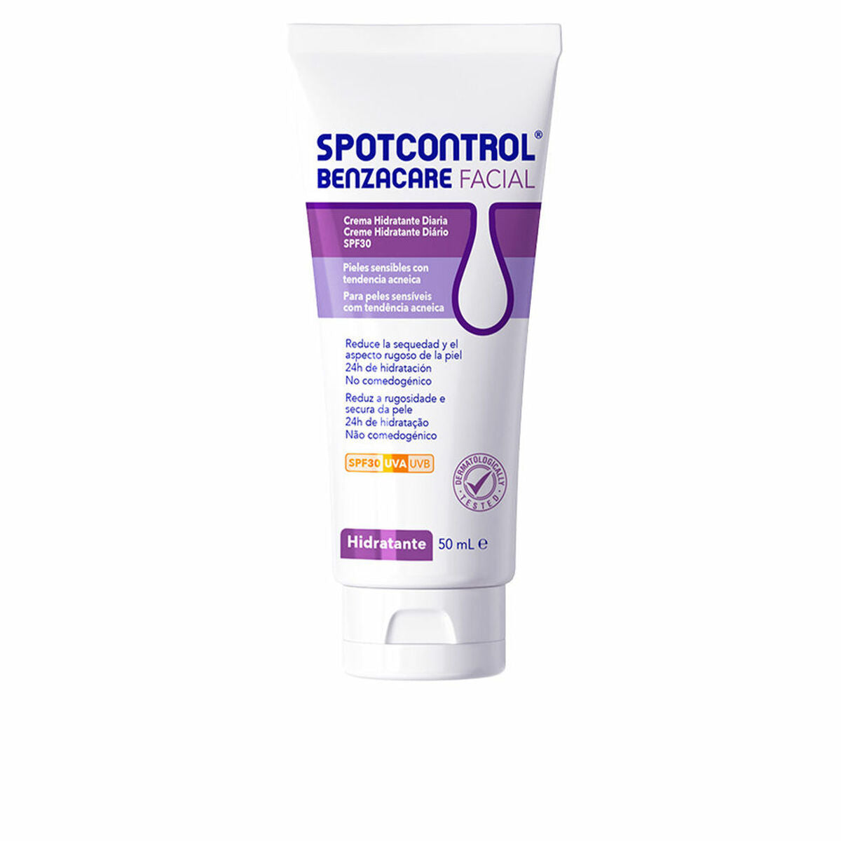 Feuchtigkeitscreme Benzacare Spotcontrol Facial 50 ml Spf 30