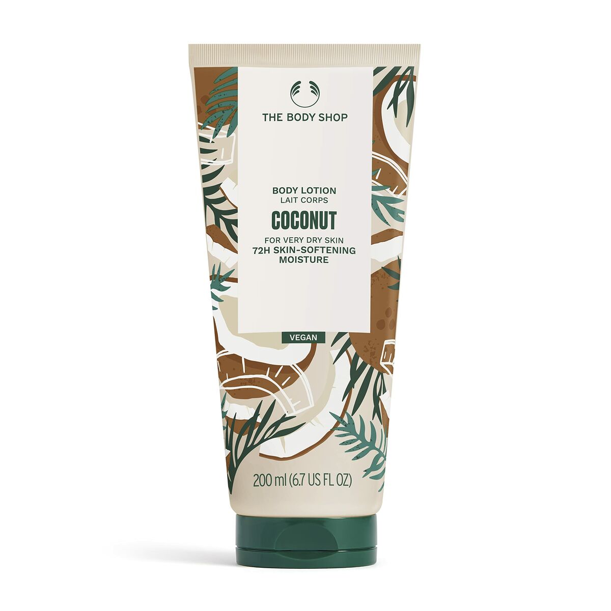 Feuchtigkeitsspendende Körperlotion The Body Shop Coconut 200 ml