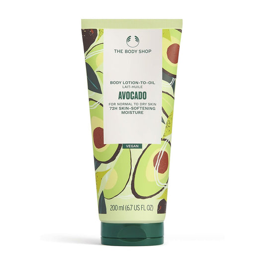 Feuchtigkeitsspendende Körperlotion The Body Shop Avocado 200 ml