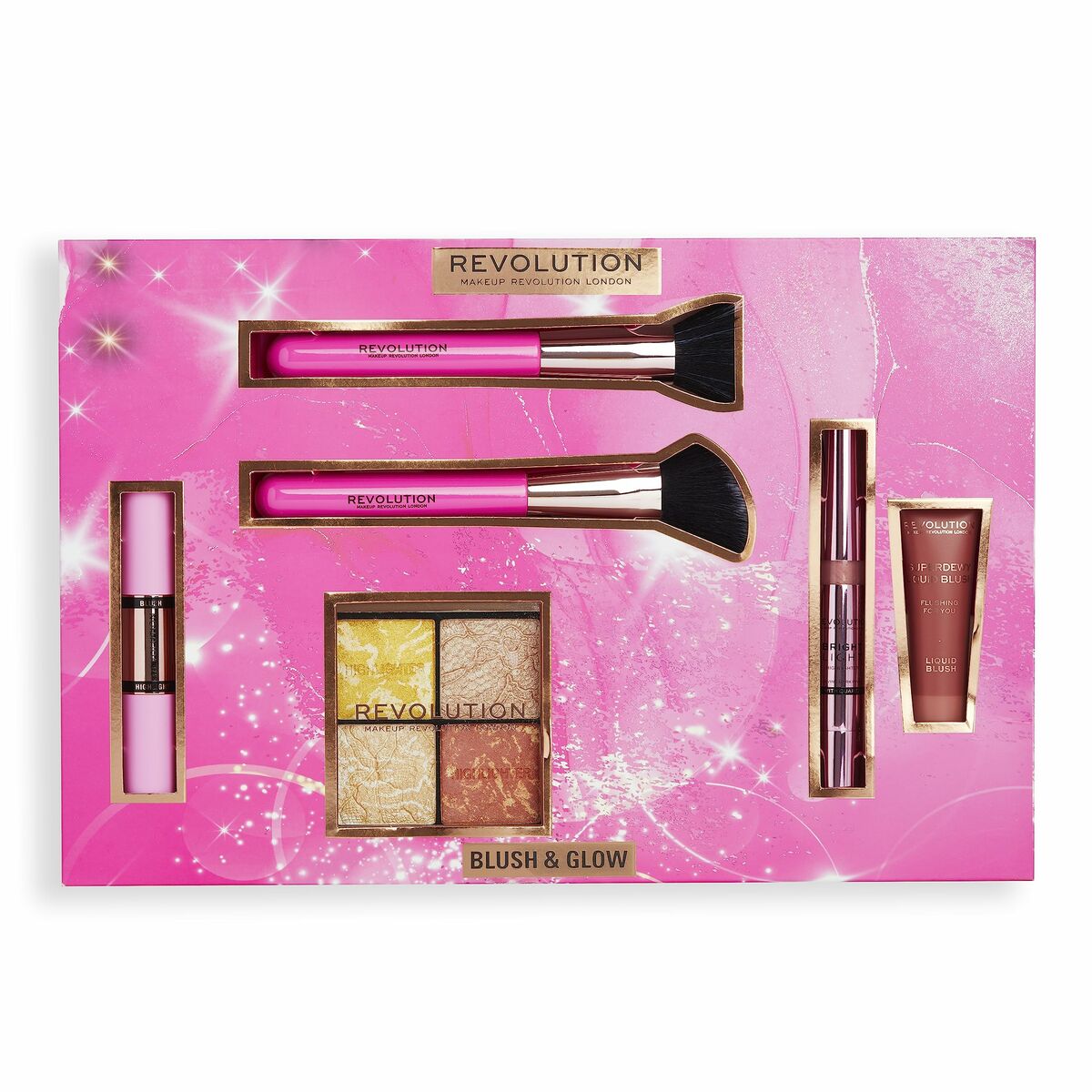 Schminkset Revolution Make Up Blush & Glow 6 Stücke