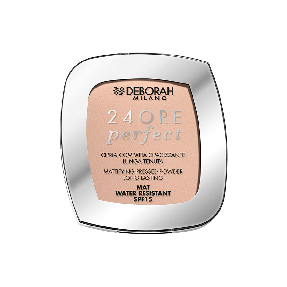 Kompaktpuder Deborah 24ore Perfect Nº 03 Rose Spf 15