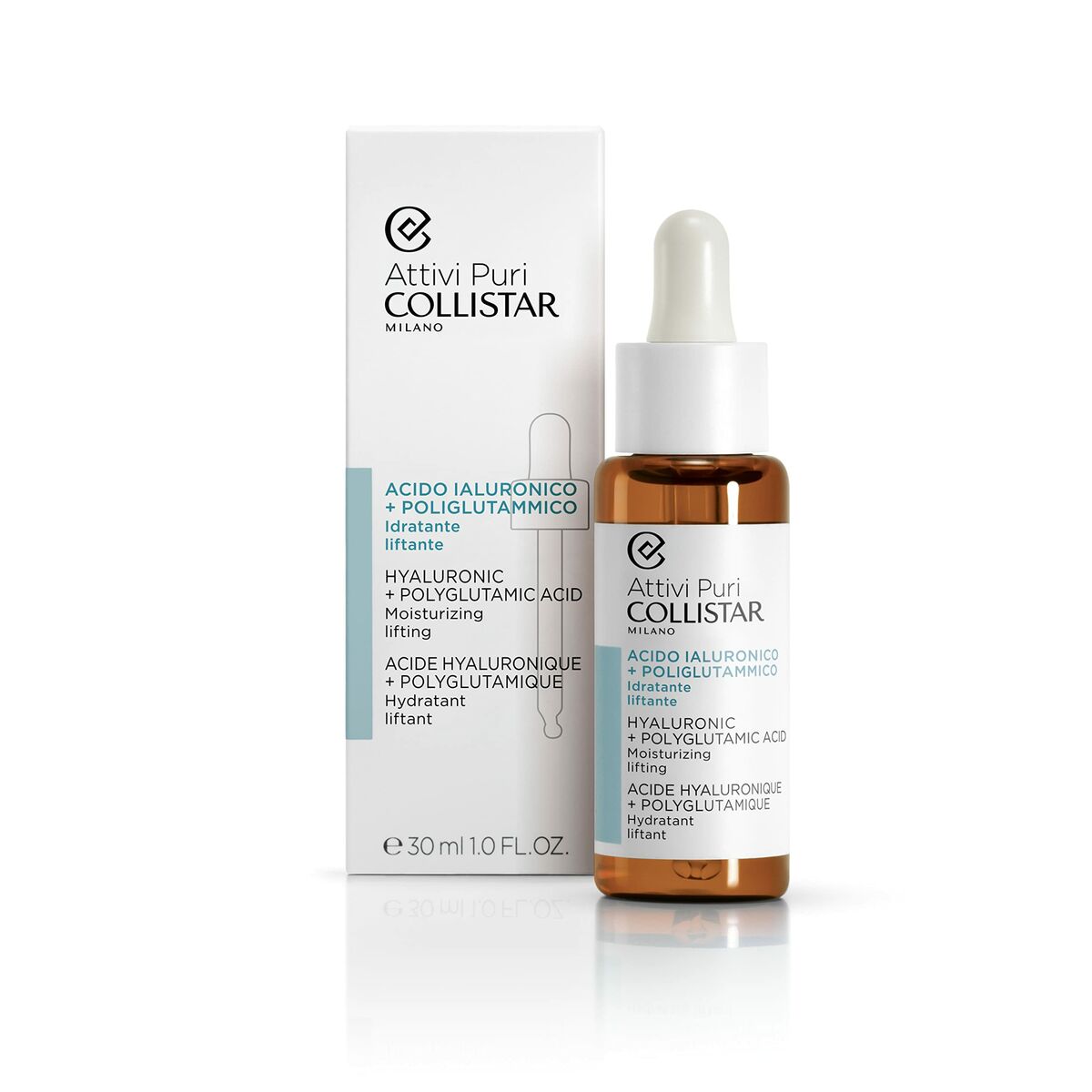 Gesichtsserum Collistar Attivi Puri Feuchtigkeitsspendend Hyaluronsäure Lifting-Effekt (30 ml)