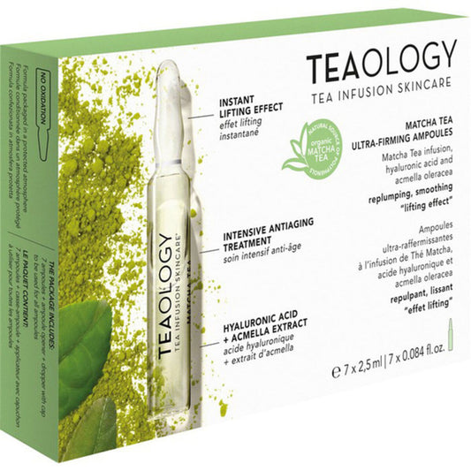 Ampullen mit Lifting-Effekt Teaology Matcha Tea Matcha Tee 7 ml (7 x 2,5 ml)