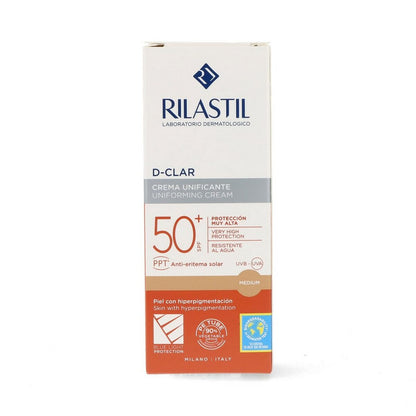 Anti-Sonnenfleckenfluid Rilastil Sun System D-Clar Spf 50+ Medium (40 ml)