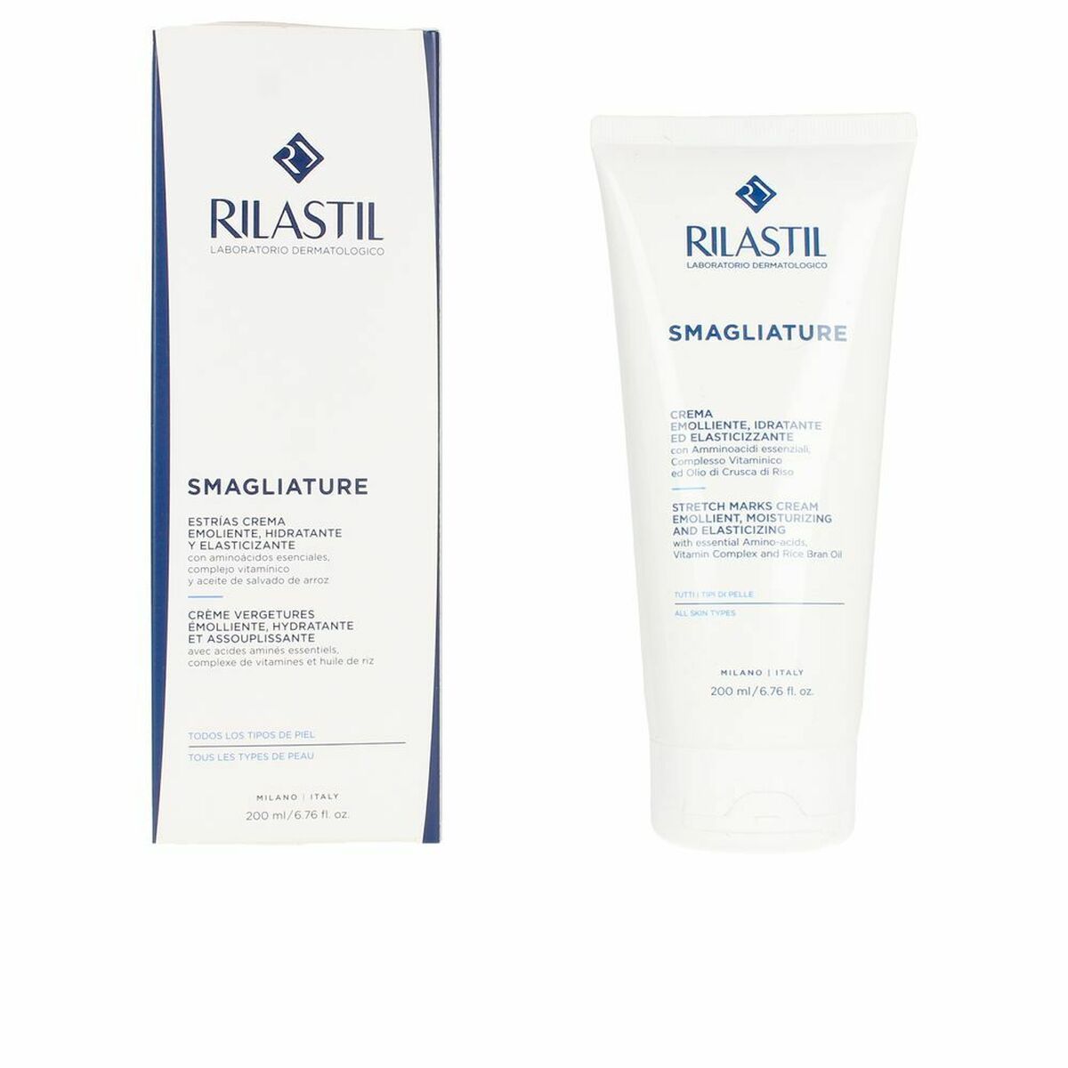 Anti-Strias Körpercreme Rilastil Smagliature 200 ml