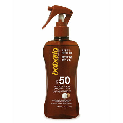 Protektives Öl Babaria F-50 200 ml Coco Spray