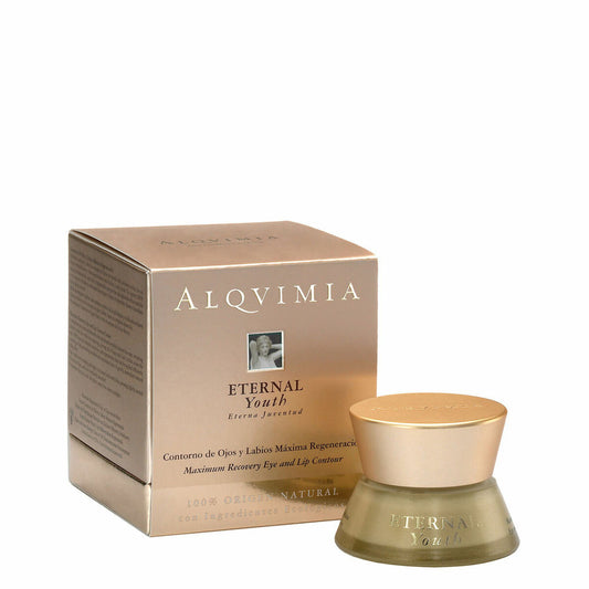 Anti-Aging-Creme für die Augen- und Lippenkonturen Eternal Youth Alqvimia (15 ml)