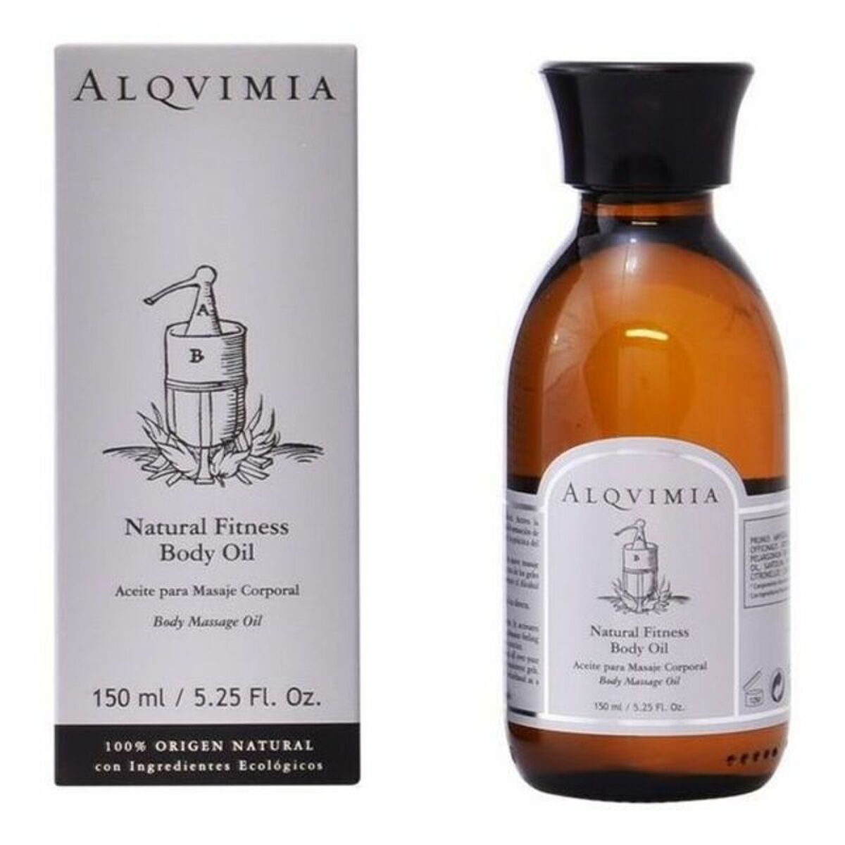 Massage-Öl Natural Fitness Body Oil Alqvimia (150 ml)