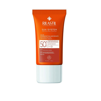 Sonnenschutz mit Farbe Rilastil Sun System Spf 50+ (50 ml)