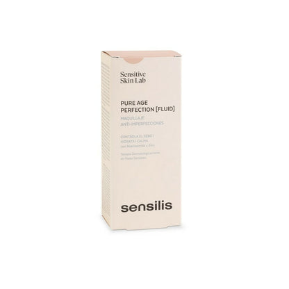 Cremige Make-up Grundierung Sensilis Pure Age Perfection 02-sand Anti-Schönheitsfehler (30 ml)