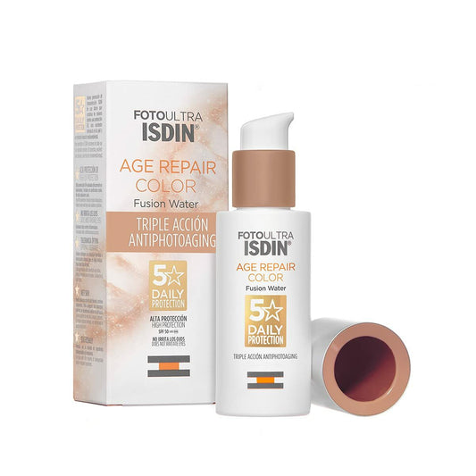 Sonnenschutz mit Farbe Isdin FotoUltra Reparationsfluid SPF 50 (50 ml)