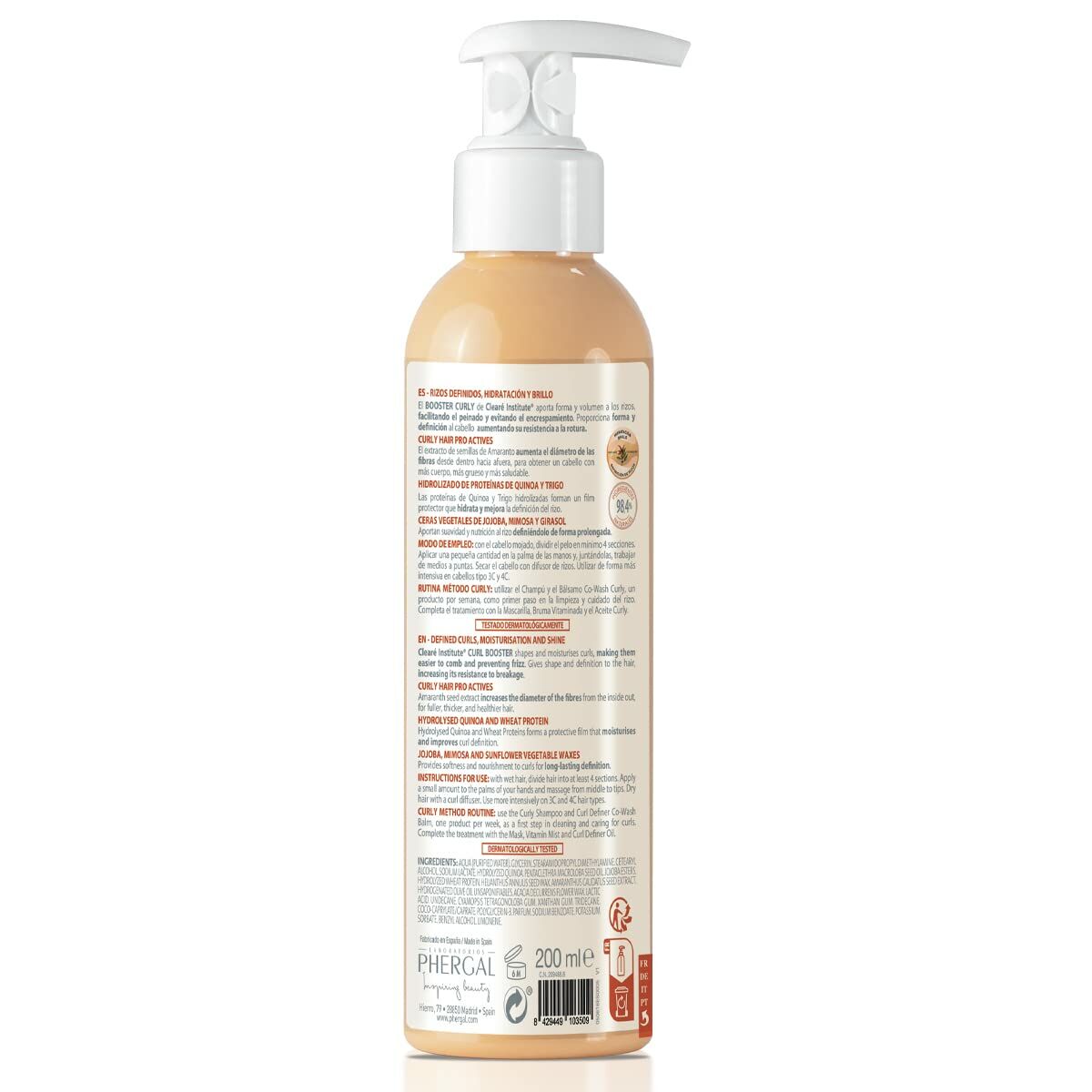 Definierte Curls Conditioner Clearé Institute Booster Curly 200 ml