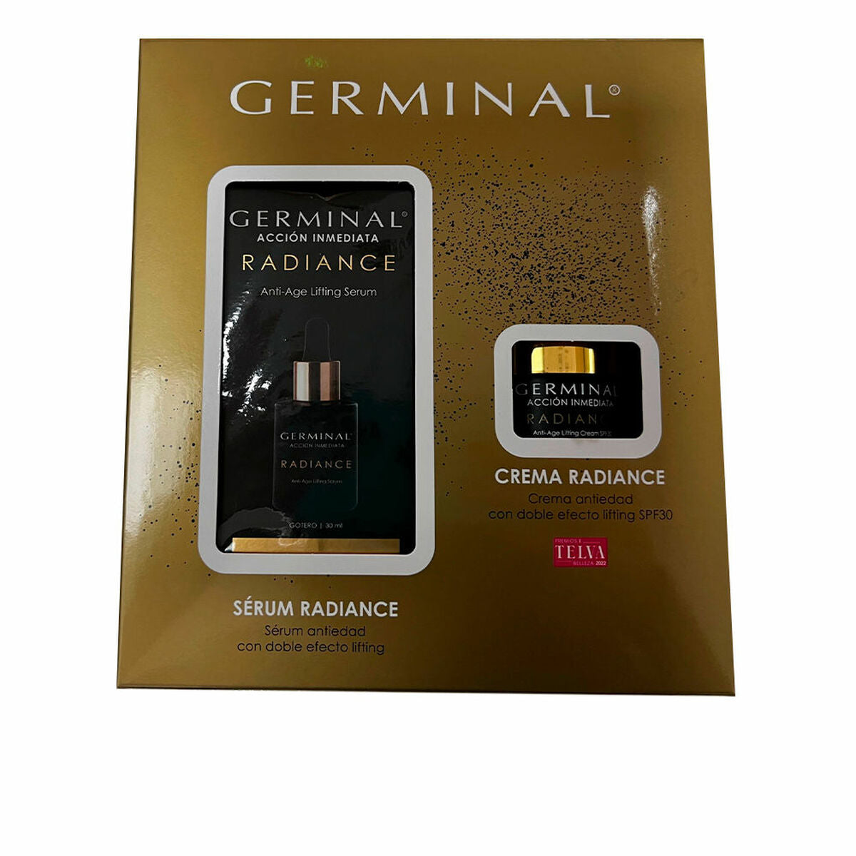 Tagescreme Germinal Acción Inmediata Radiance Serum Anti Age Lote 2 Stücke