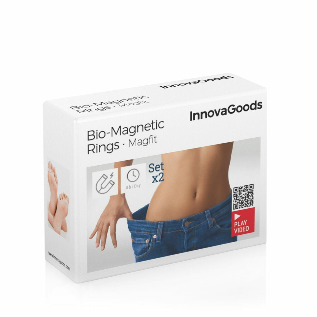 Magnetringe zum Abnehmen Magfit InnovaGoods Packung mit 2 Einheiten