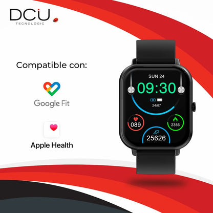 Smartwatch DCU 34157025 1,83" Schwarz