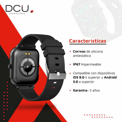 Smartwatch DCU 34157025 1,83" Schwarz