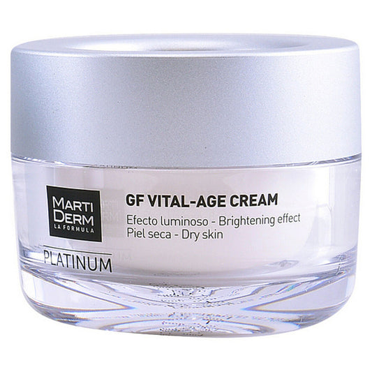 Feuchtigkeitsspendende Tagescreme Martiderm GF Vital-Age Platinum GF SPF 15 (50 ml) (50 ml)