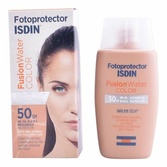 Sonnenschutz Fusion Water Isdin 690018148 Spf 50 (50 ml) Medium Spf 50 50 ml