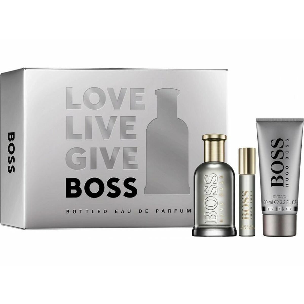 Set mit Herrenparfüm Hugo Boss-boss Boss Bottled 3 Stücke