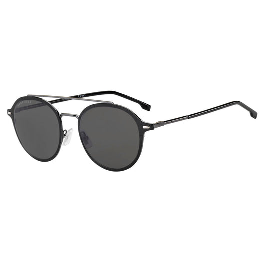 Herrensonnenbrille Hugo Boss S Grau Schwarz