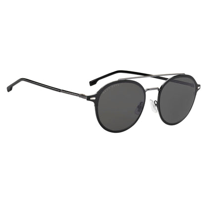 Herrensonnenbrille Hugo Boss S Grau Schwarz