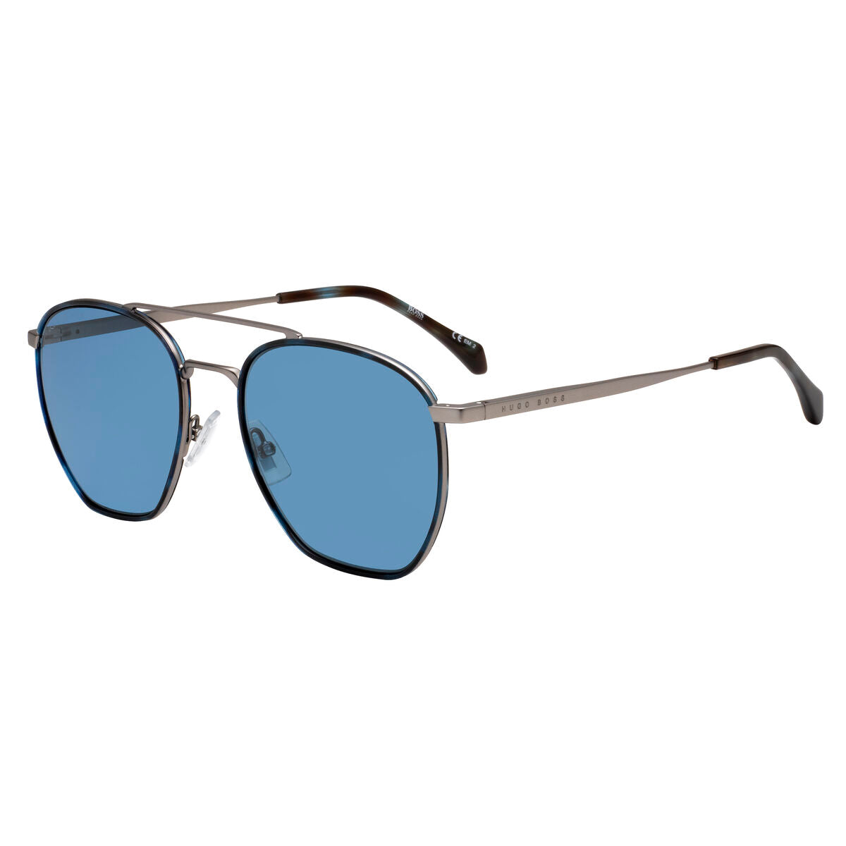 Herrensonnenbrille Hugo Boss S Silberfarben