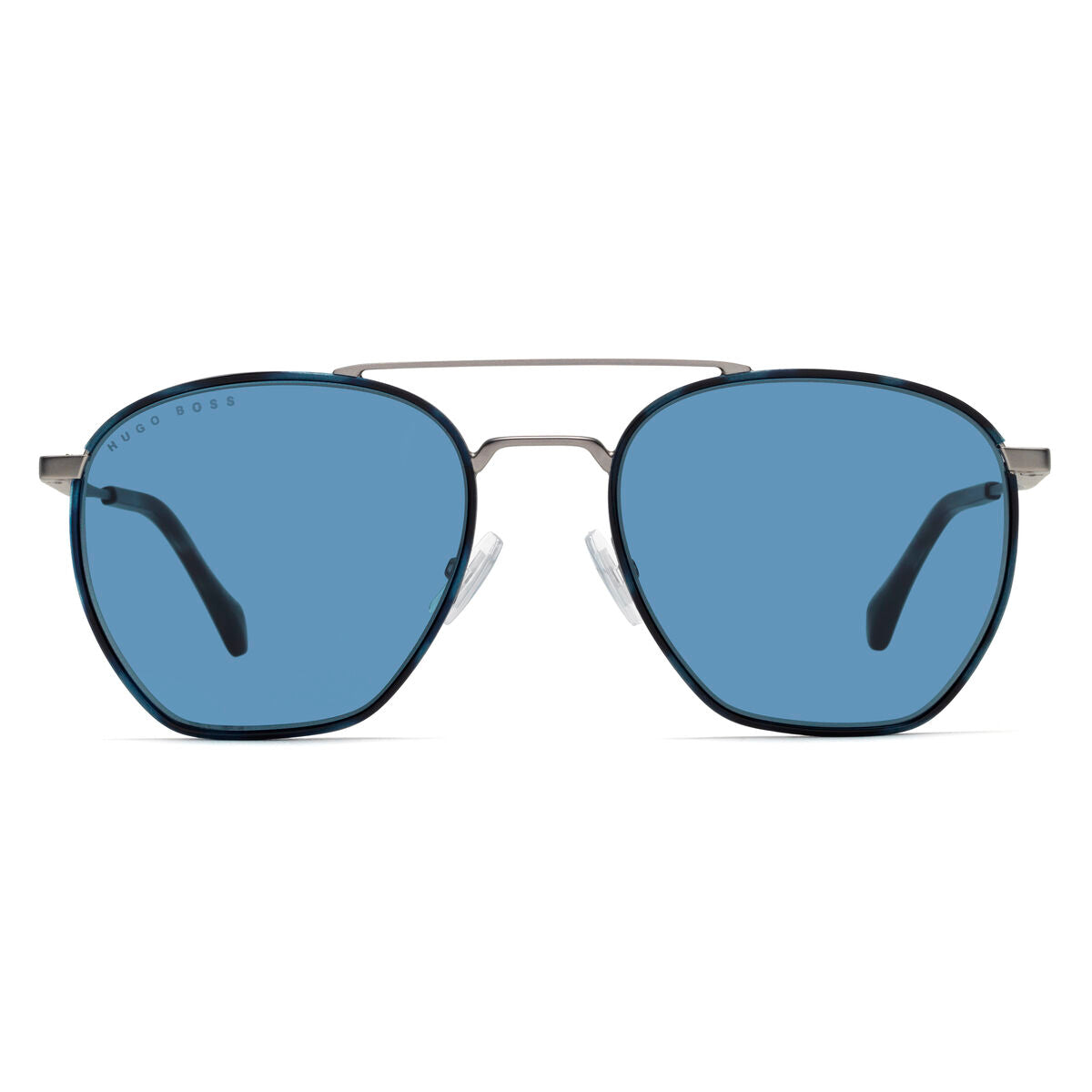 Herrensonnenbrille Hugo Boss S Silberfarben