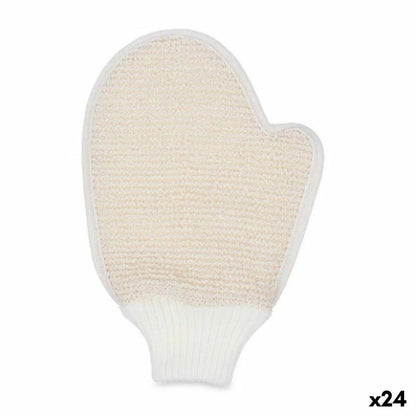 Waschlappen Einstellbar Weiß Beige (24 Stück)