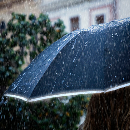 Regenschirm mit umgekehrter Faltung und mit LED Folbrella InnovaGoods