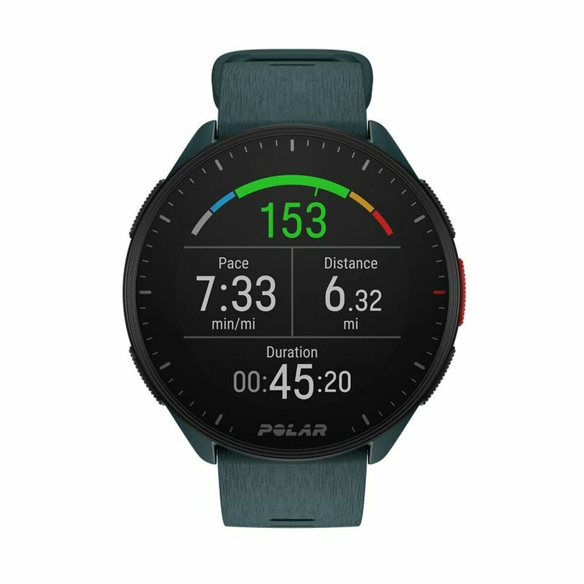 Smart Watch mit Schrittzähler Running Polar Pacer 45 mm grün