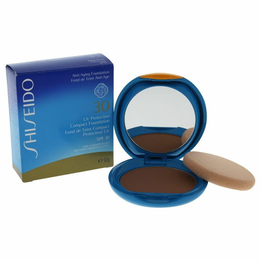 Basis für Puder-Makeup UV Protective Compact Shiseido Dark Ivory (12 g)