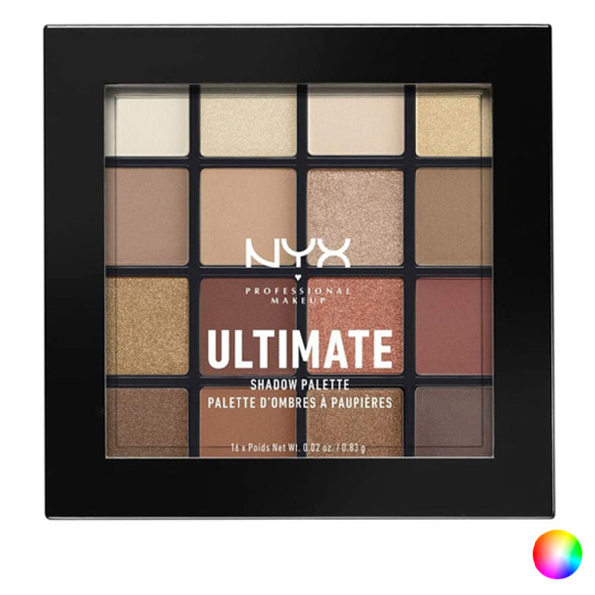 Palette mit Lidschatten Ultimate NYX (0,86 g x 16)