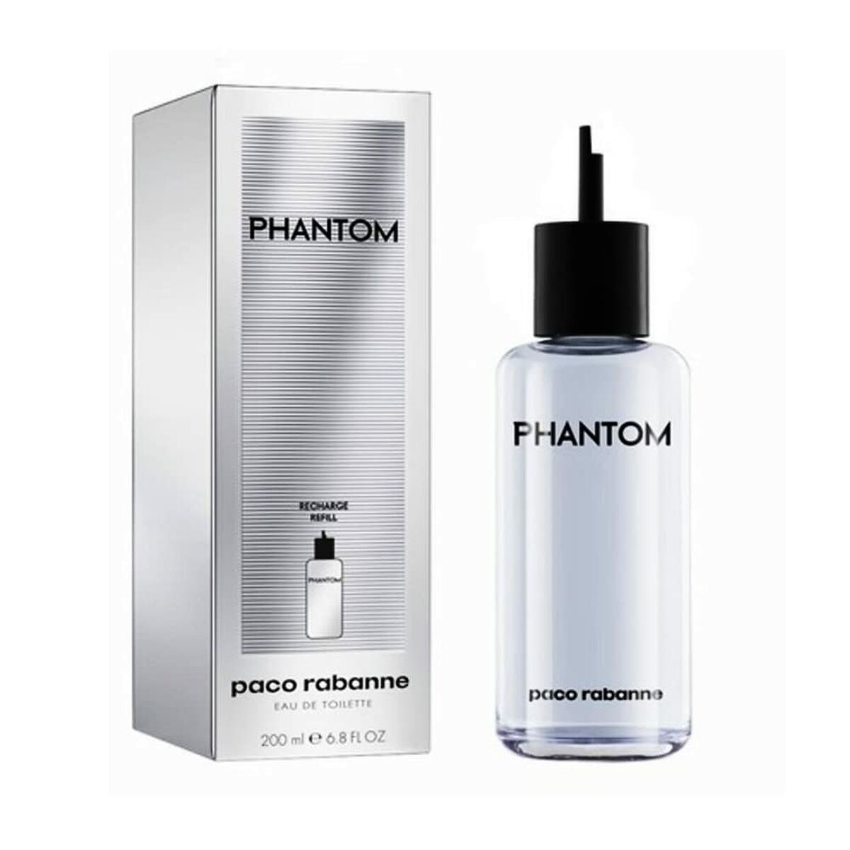 Herrenparfüm Paco Rabanne EDT Phantom Parfüm Nachfüllpackung 200 ml