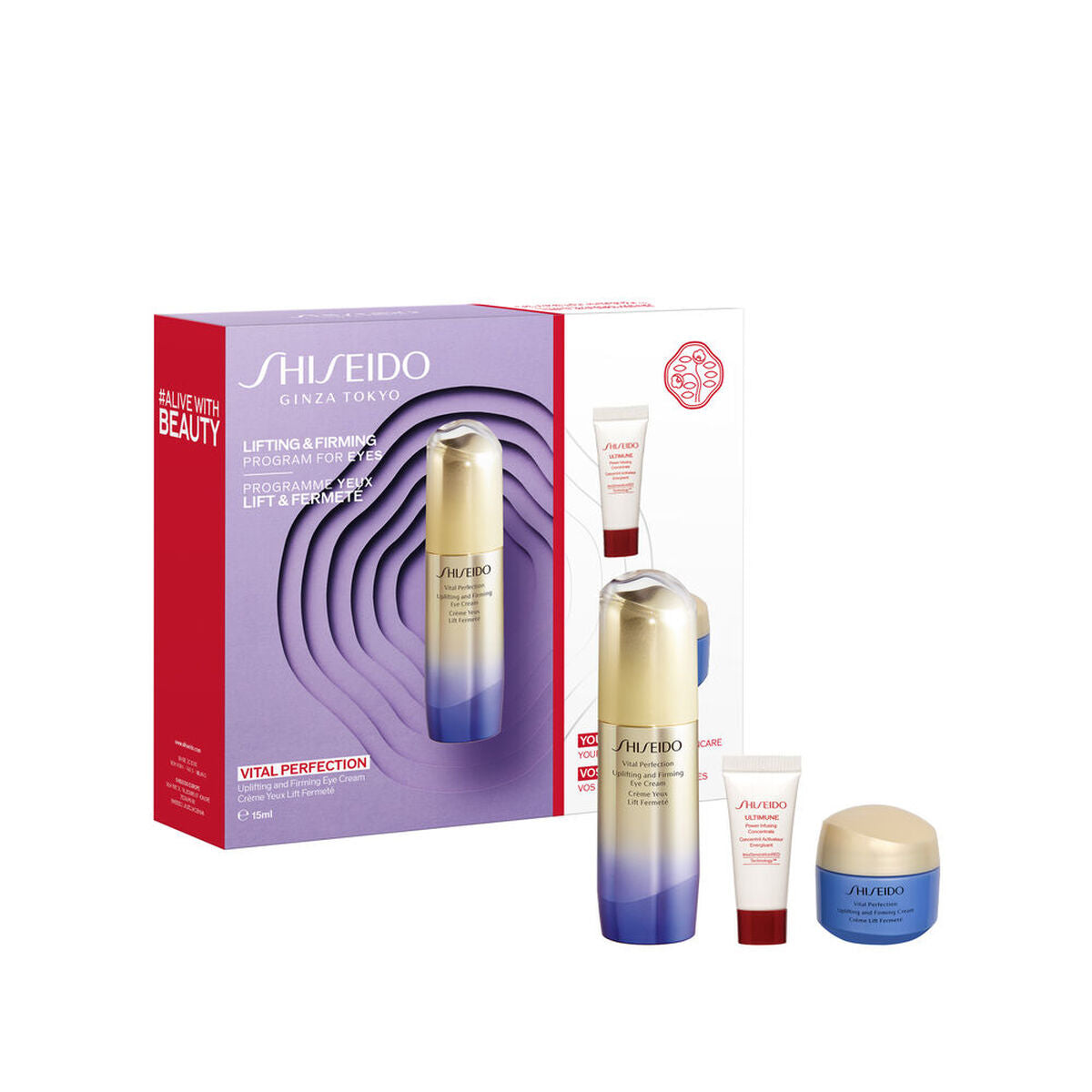 Hygiene-Set Shiseido Vital Perfection (3 Stücke)