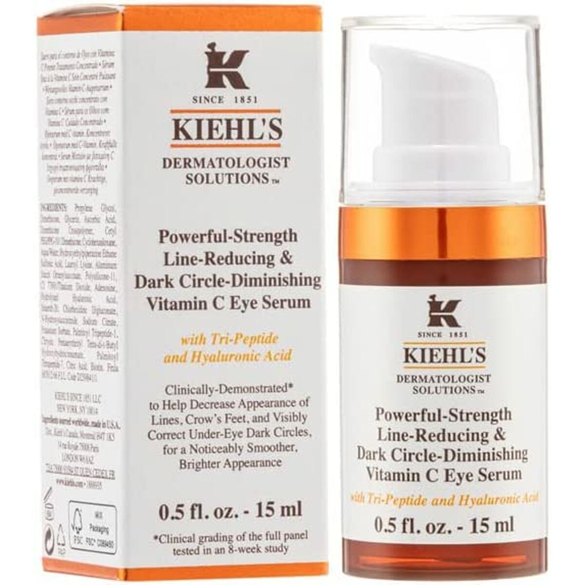 Straffendes Serum für die Augenkontur Kiehl's Powerful Strength 15 ml