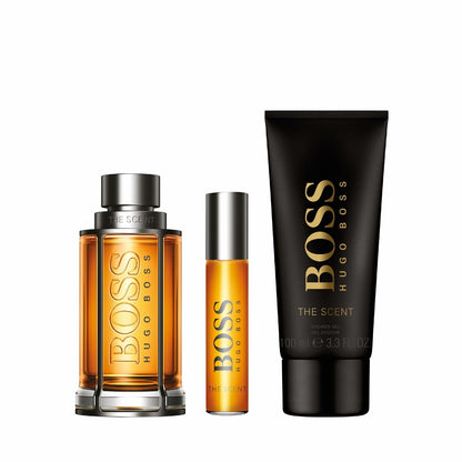 Set mit Herrenparfüm Hugo Boss EDT BOSS The Scent 3 Stücke