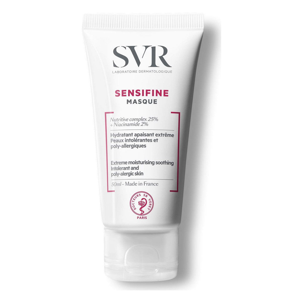 Feuchtigkeitsspendend Gesichtsmaske SVR Sensifine Beruhigend 50 ml