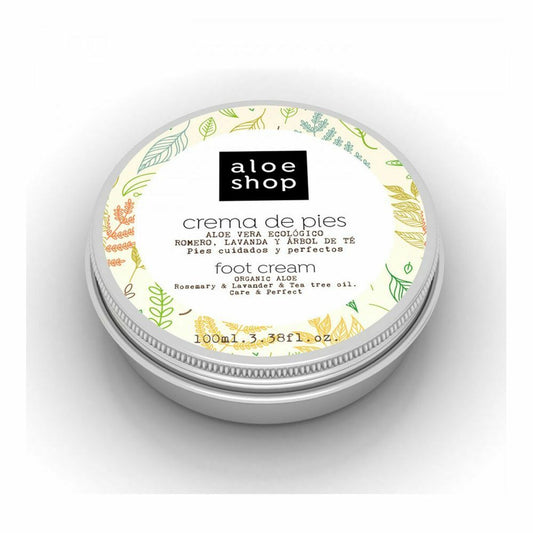 Feuchtigkeitsspendende Fusscreme Aloe Shop Aloe Vera (100 ml)